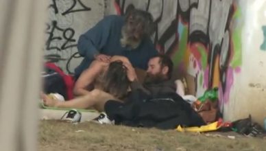 Homeless People Fucking Each others Brains Out